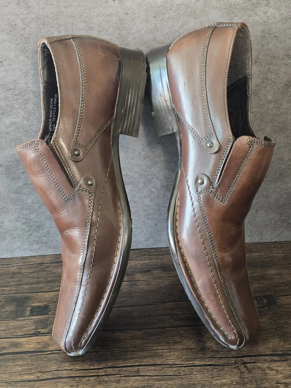 Men's Alfani Slip-On Leather Dress Shoes